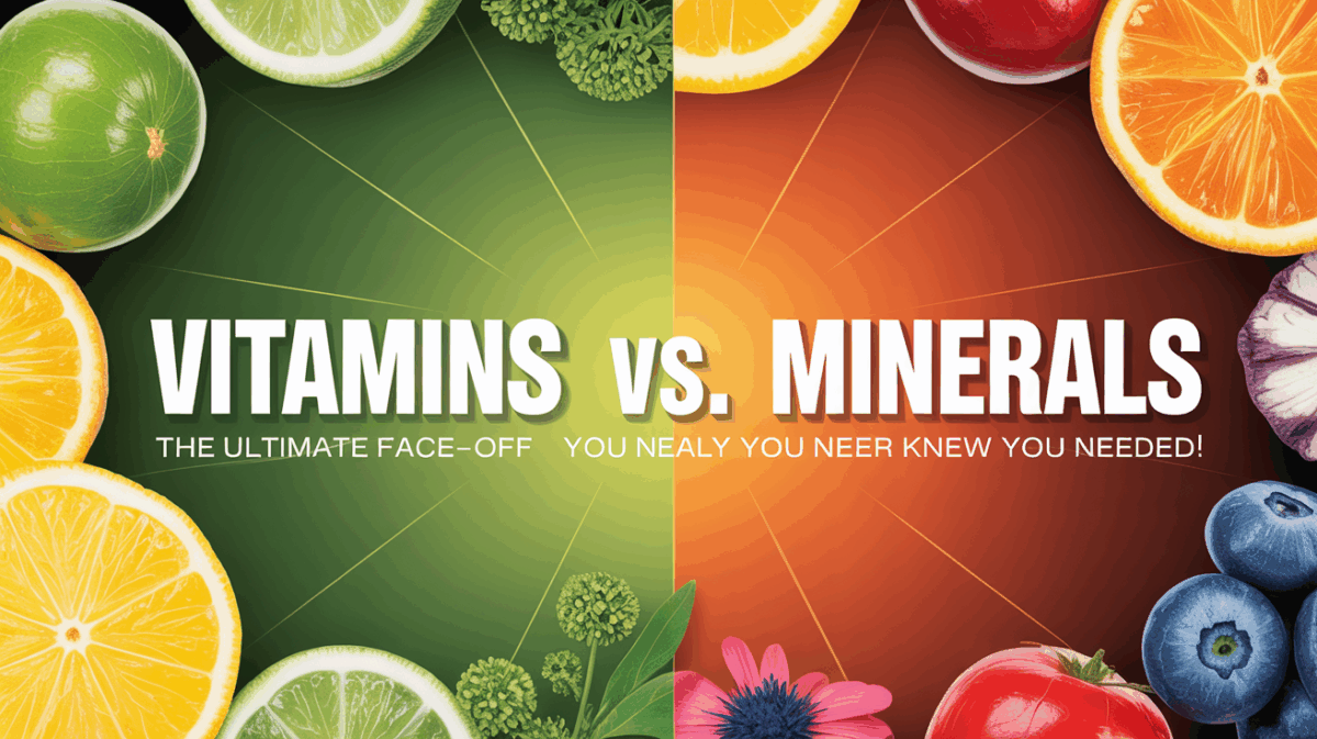 Vitamins vs. minerals: the ultimate face-off you never knew you needed! – micronutrients