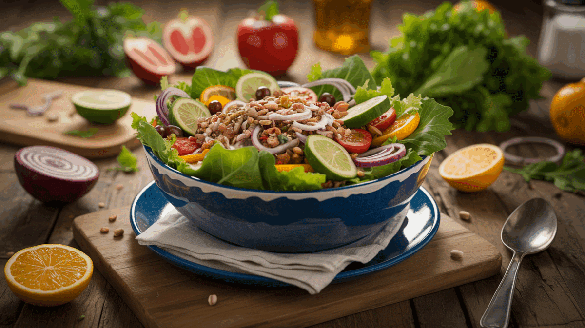 Unlock the secret to salads that leave you full: the ultimate protein, fat, and carb combo! – and